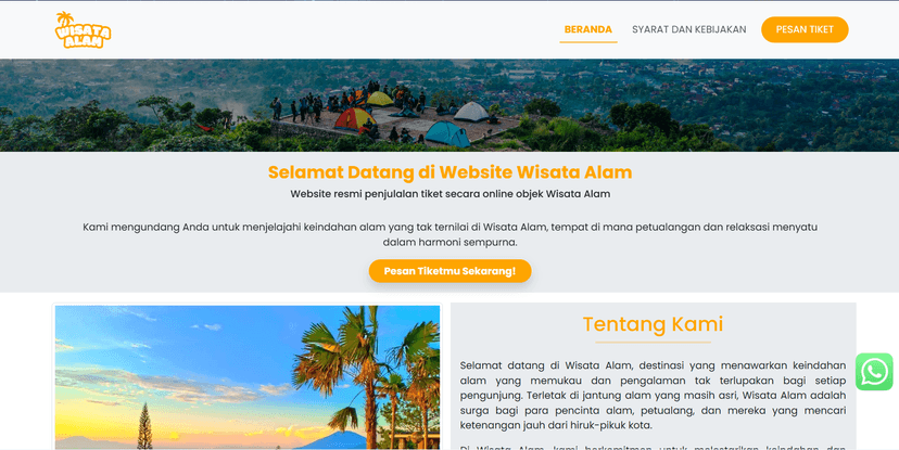 E-Tiket Wisata